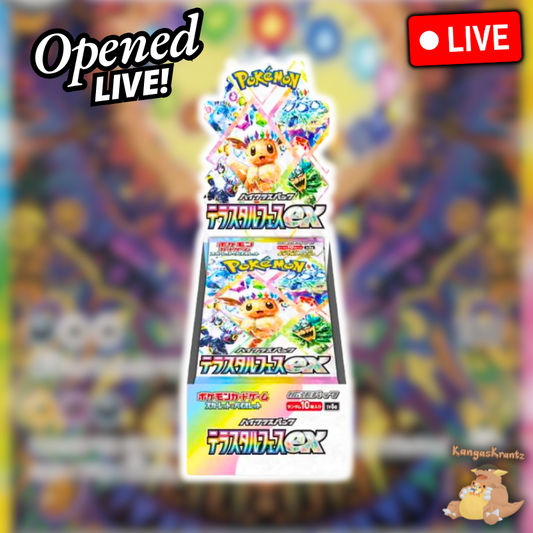 Japanese Terastal Festival Booster Box OPENED LIVE!