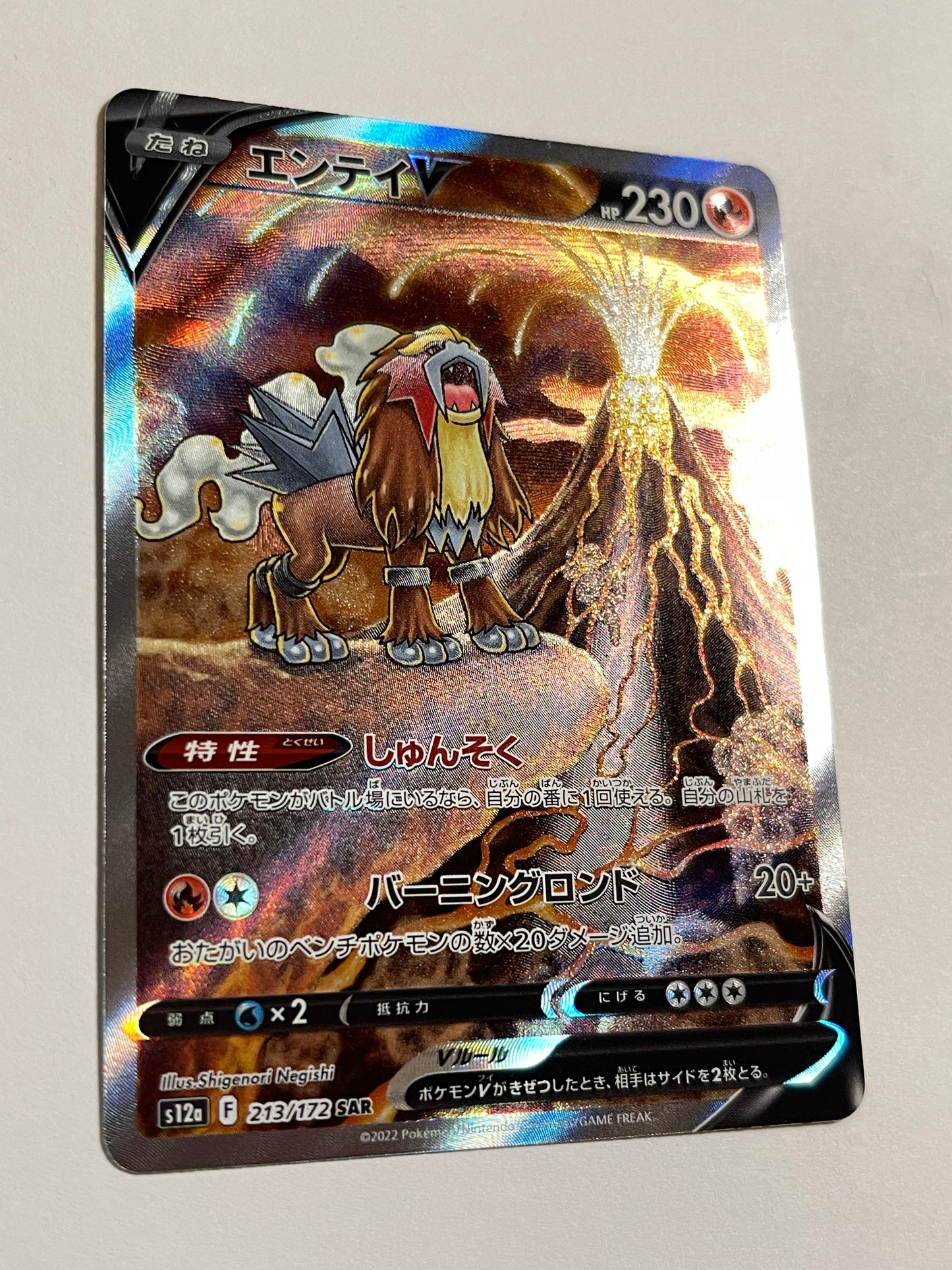 Entei V 213/172 SAR - Japanese VStar Universe