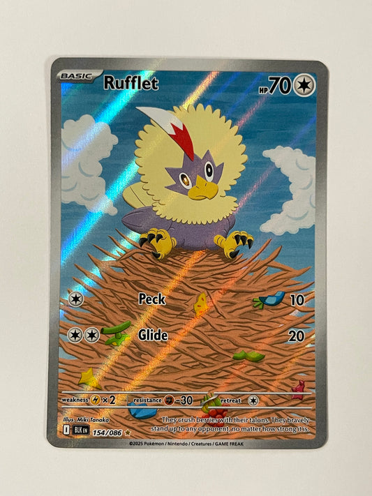 Rufflet - 154/086 - SV: Black Bolt (BLK)