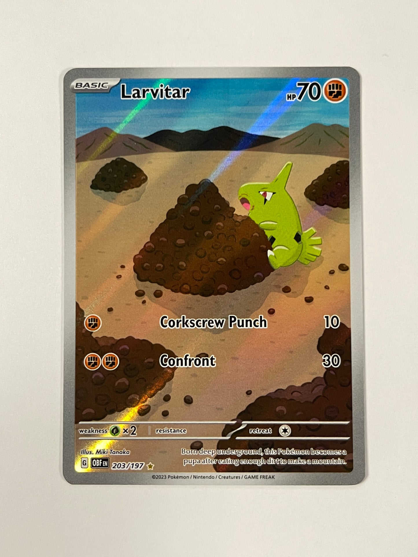 Larvitar - 203/197 - SV03: Obsidian Flames (OBF)