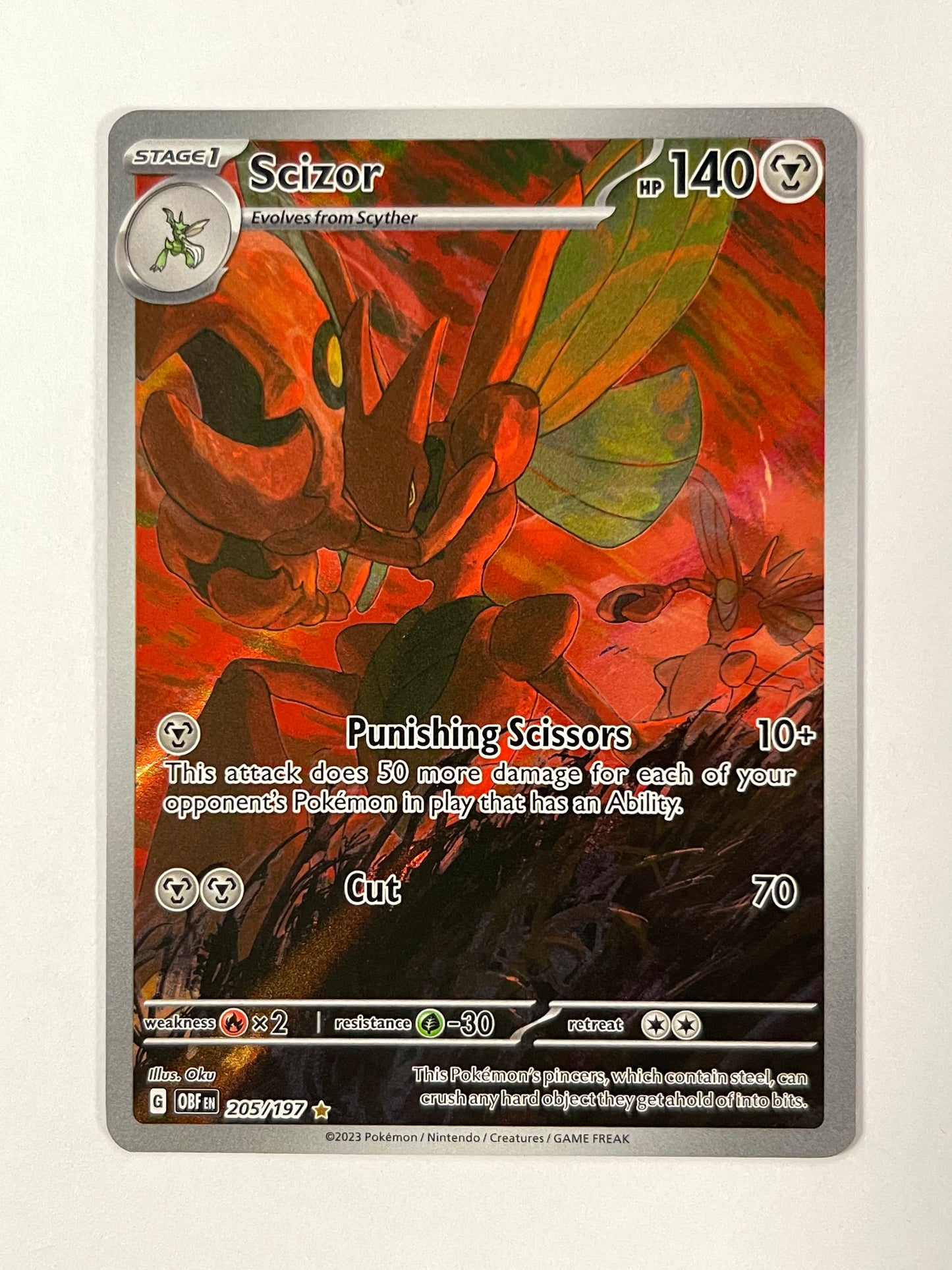 Scizor - 205/197 - SV03: Obsidian Flames (OBF)