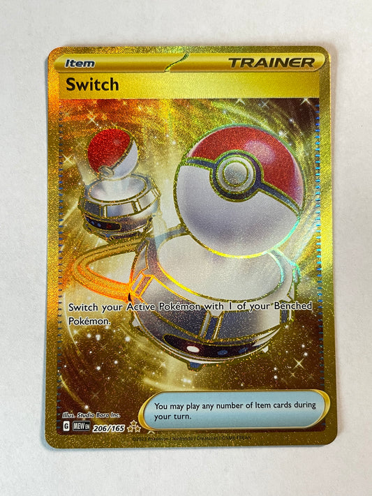 Switch 206/165 - Gold from EN 151 - MINT