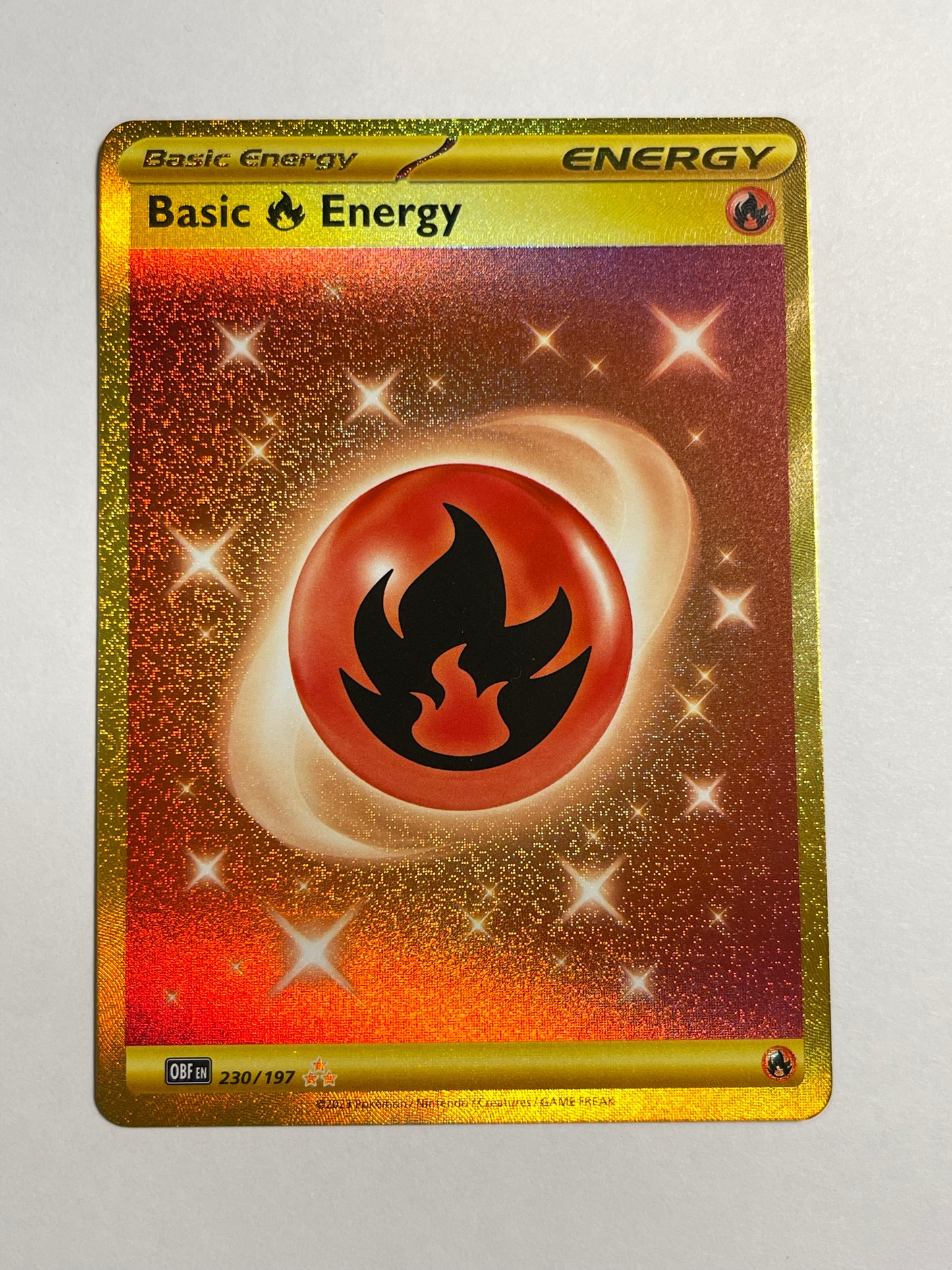 Gold Fire Energy 230/197 - Obsidian Flames