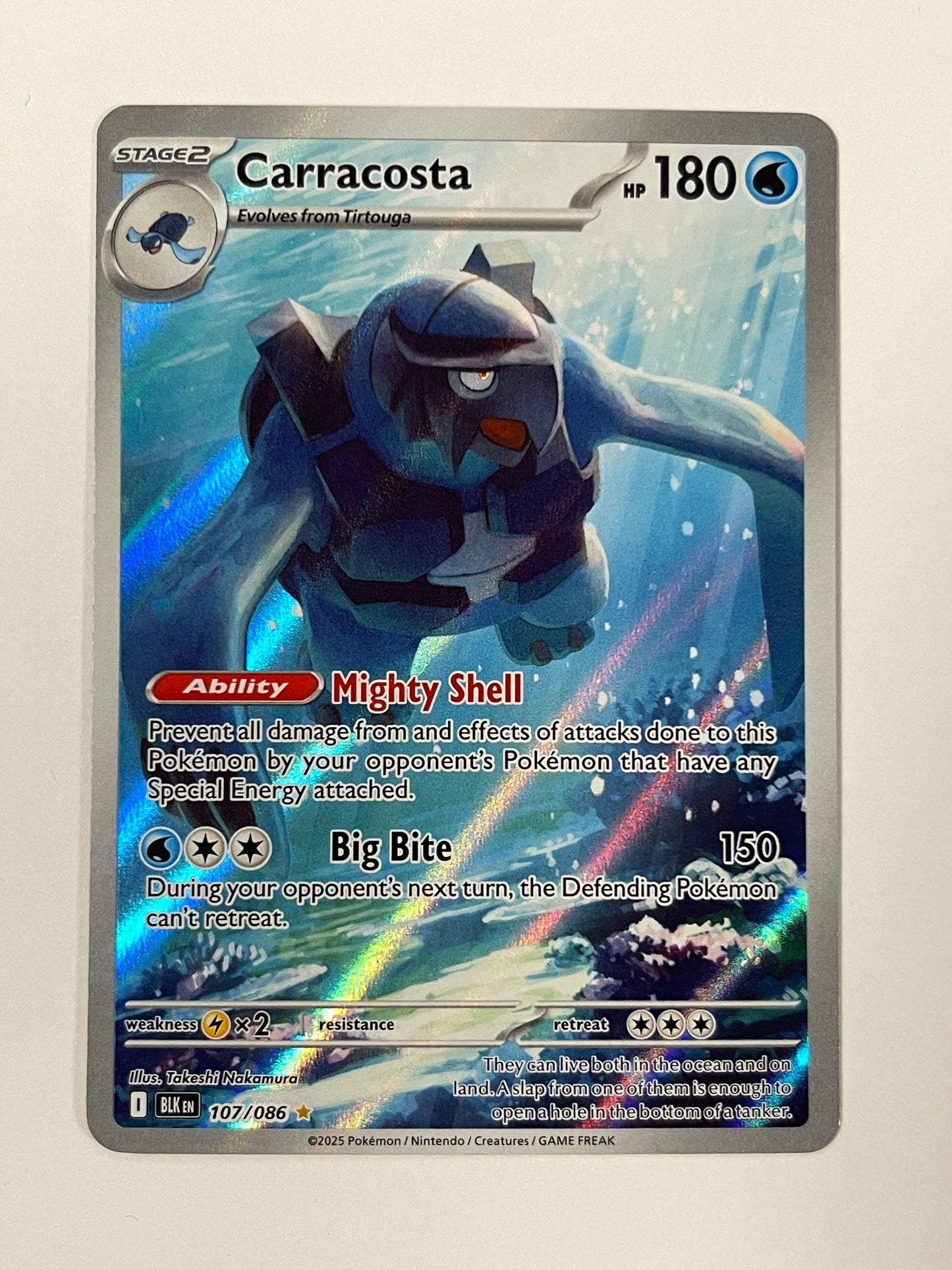 Carracosta - 107/086 - SV: Black Bolt (BLK)